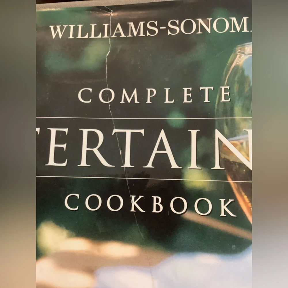 Williams-Sonoma Complete Book of Entertaining & Cookbook, hardcover.